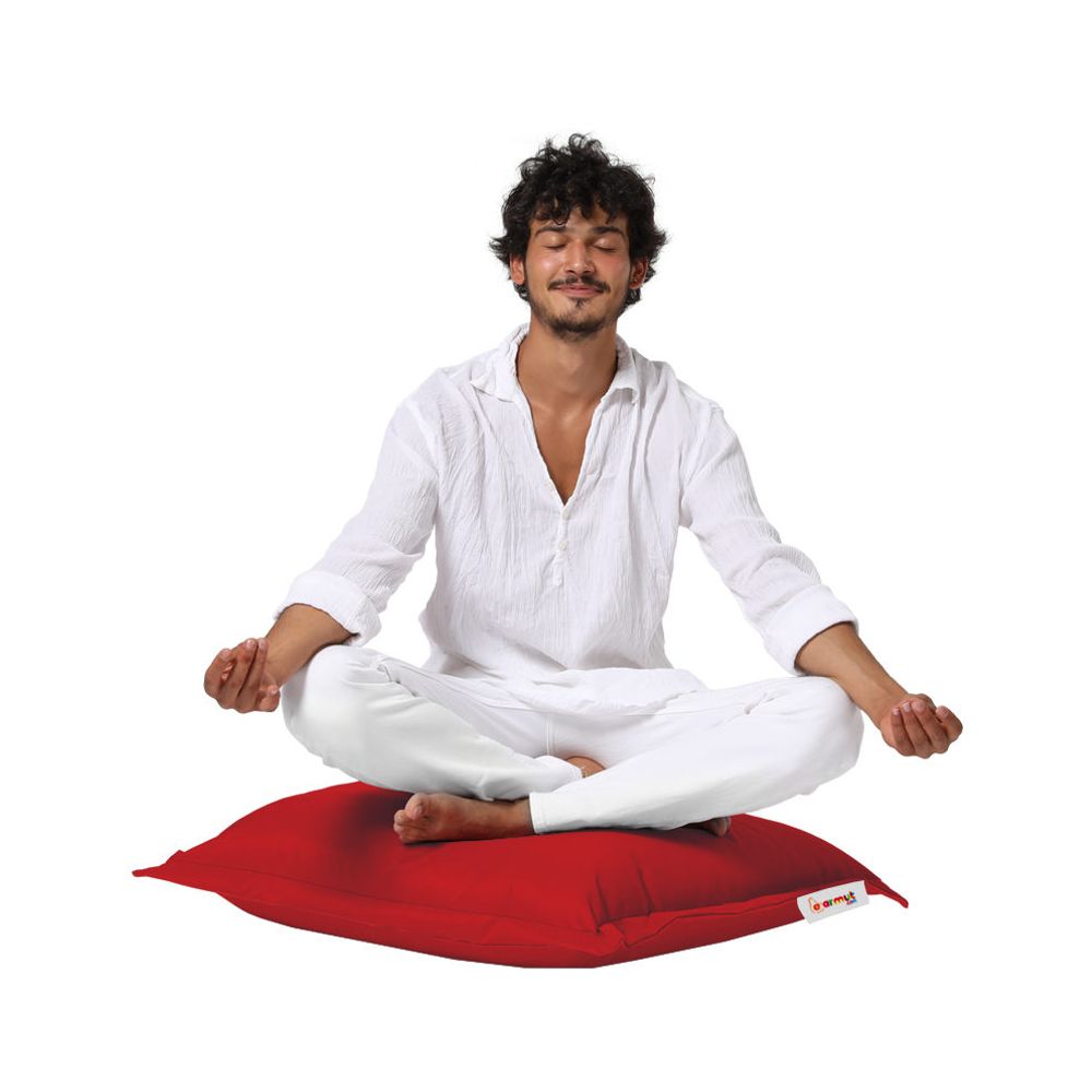 Cushion Pouf 70x70 - Crveni Baštenski Jastučić slika 2