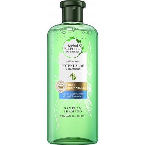Herbal Essences šampon Potent Aloe + Bamboo 380 ml   slika 1