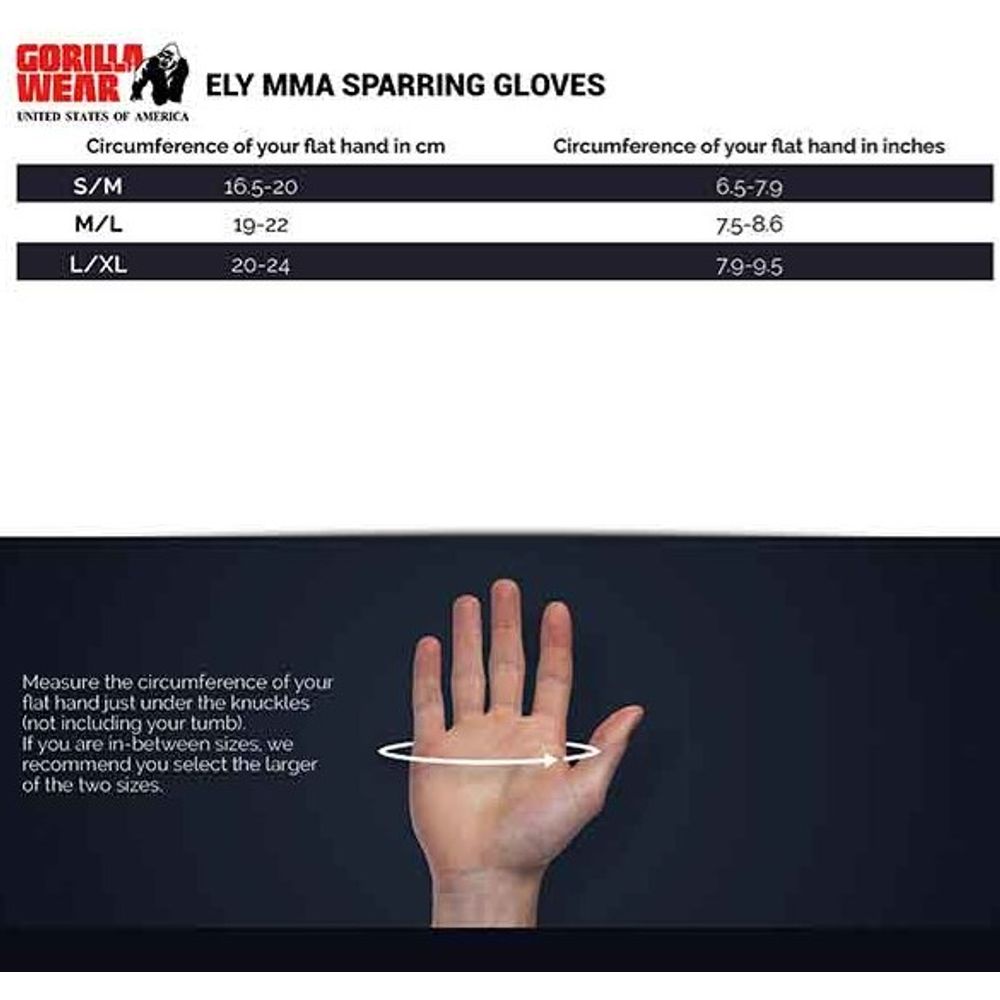 Gorilla Wear ELY MMA Rukavice za sparing slika 6