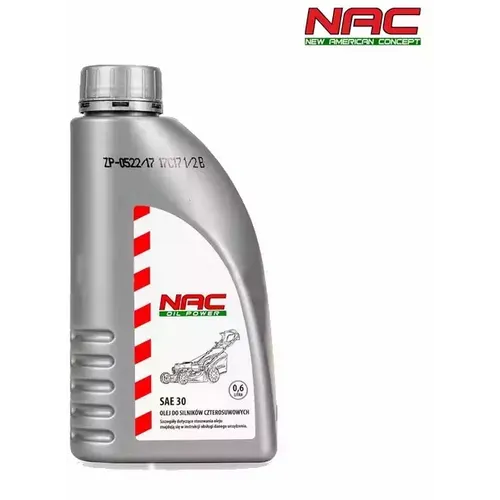 NAC motorno ulje za kosilice SAE30, 0,6L, 4-taktni slika 1