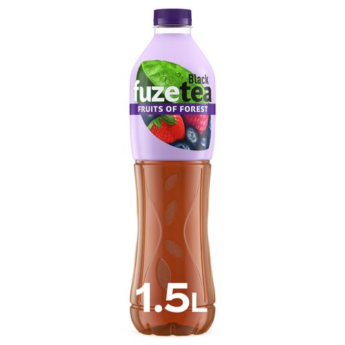 Fuzetea crni ledeni čaj s okusom šumskog voća 1,5l 6/boca, XXL slika 1