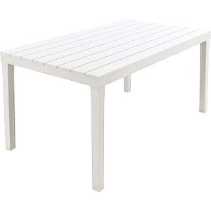 Stol Sumatra bijeli 138 x 78 x 72 cm