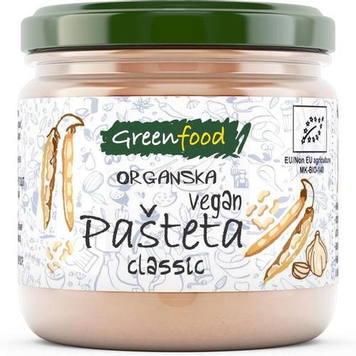 Greenfood Pašteta Classic Eko Vegan 145g slika 1