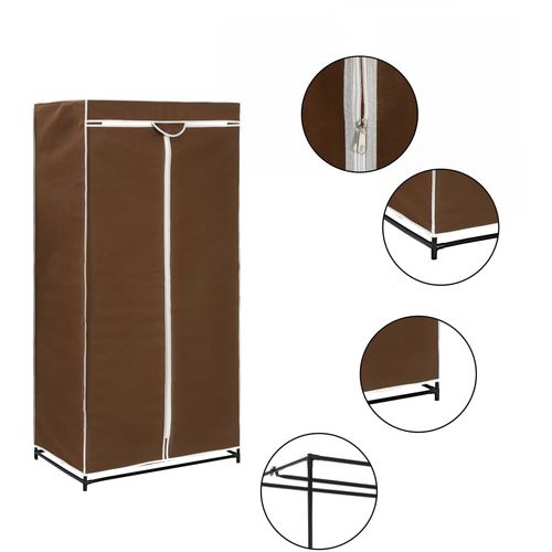 282438 Wardrobe Brown 75x50x160 cm slika 28