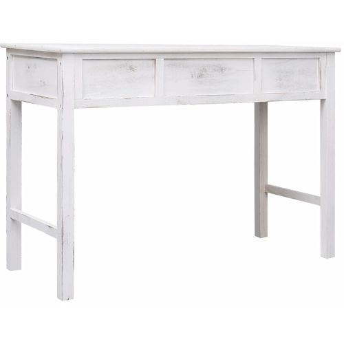 Konzolni stol antikni bijeli 110 x 45 x 76 cm drveni slika 31