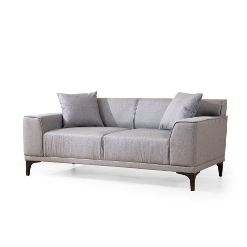 Dvoseda 'Petra 2' u svetlo sivoj boji - Atelier Del Sofa slika 5