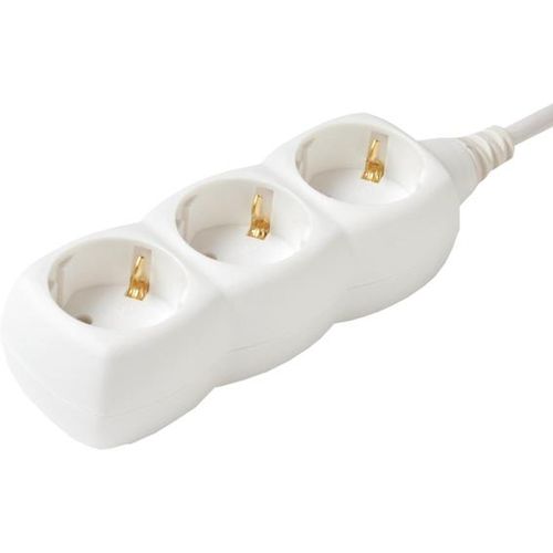 home Produžni kabel, 3 utičnica, 1.5mm², 3 met, bijeli - NV 03-3/WH/1,5 slika 1