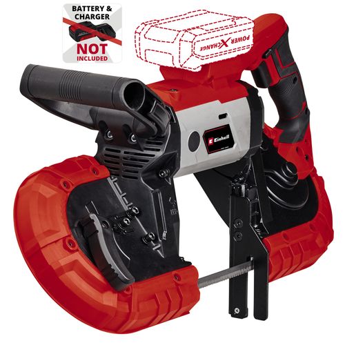 EINHELL Expert akumulatorska tračna pila za metal Power X-Change TE-MB 18/127 Li-Solo slika 1