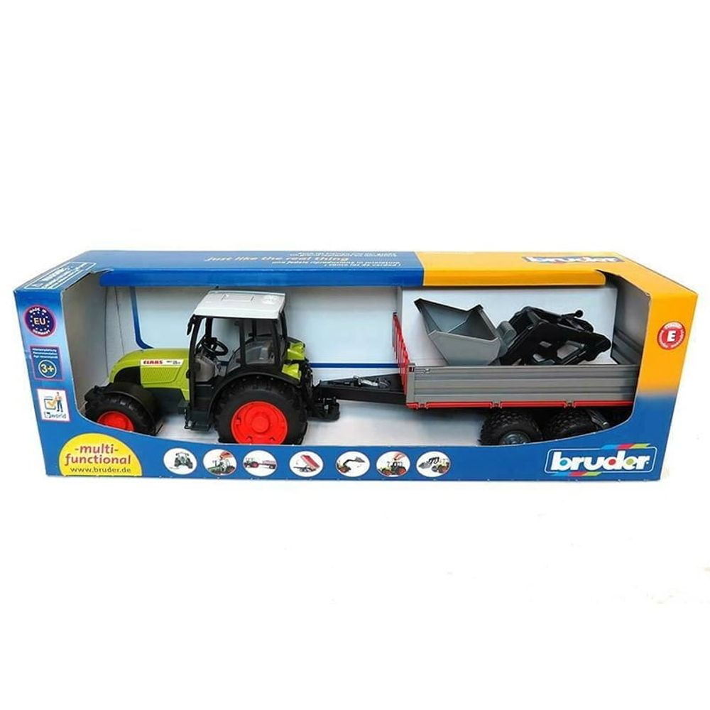 Bruder Claas Nectris 267 F traktor sa prikolicom 1:16 slika 1