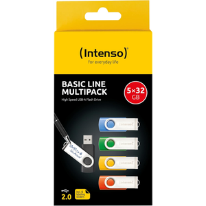 Intenso Basic Line Multipack 5x32GB USB 2.0 spominski ključki