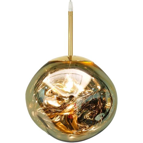 TOOLIGHT Viseća staklena stropna svjetiljka Gold APP331-1CP slika 16