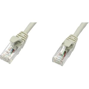 Telegärtner L00001E0005 RJ45 mrežni kabel, Patch kabel cat 5e U/UTP 2.00 m siva vatrostalan 1 St.