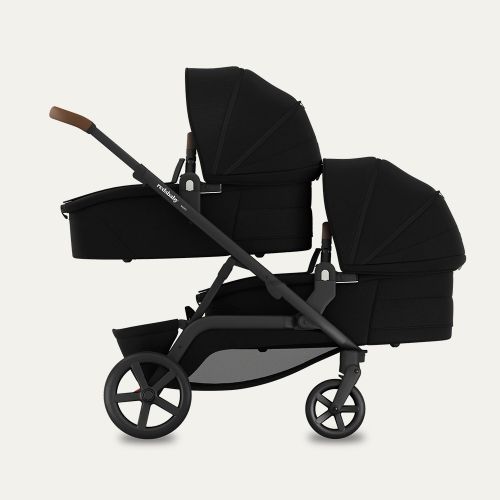 REDSBABY NUVO Twin dječja kolica 2u1 Black, Black B slika 6