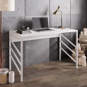 Tuna - White White Study Desk