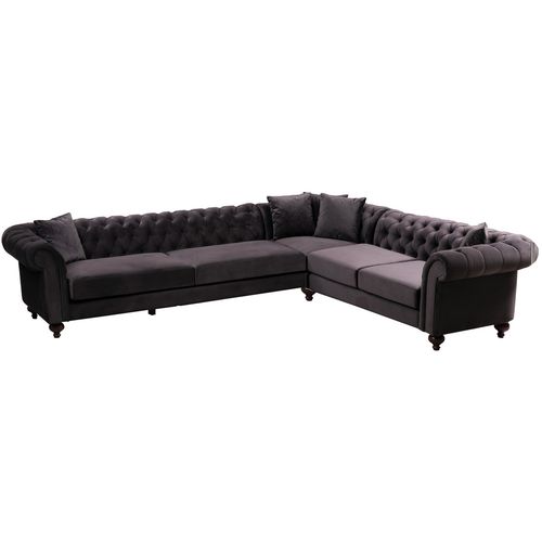 Atelier Del Sofa Kutna garnitura BOGART CORNER, desna, smeđa, Bogart Corner Right 3R-C-L2 Brown slika 4