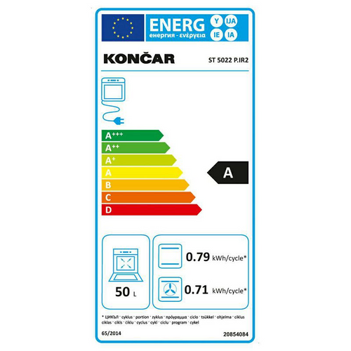 Končar štednjak ST5022P.IR2 -EOL slika 3