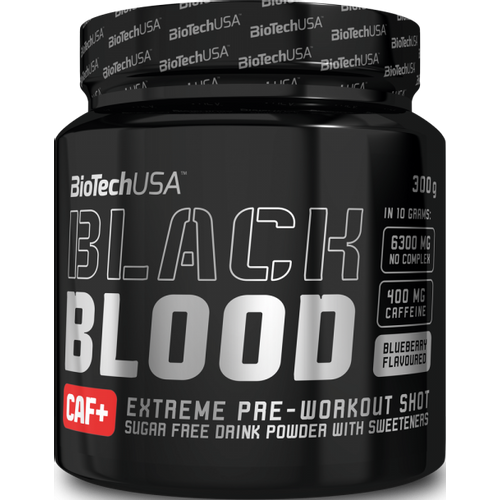 BioTech USA Black Blood Caf+ 300 g Grožđe slika 1