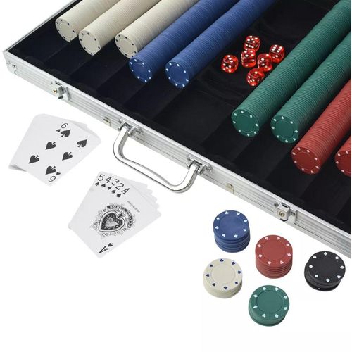 Set za Poker s 1000 Žetona Aluminijum slika 4