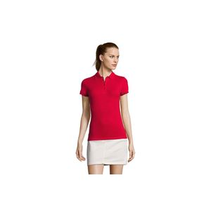 PASSION ženska polo majica sa kratkim rukavima - Crvena, XL 