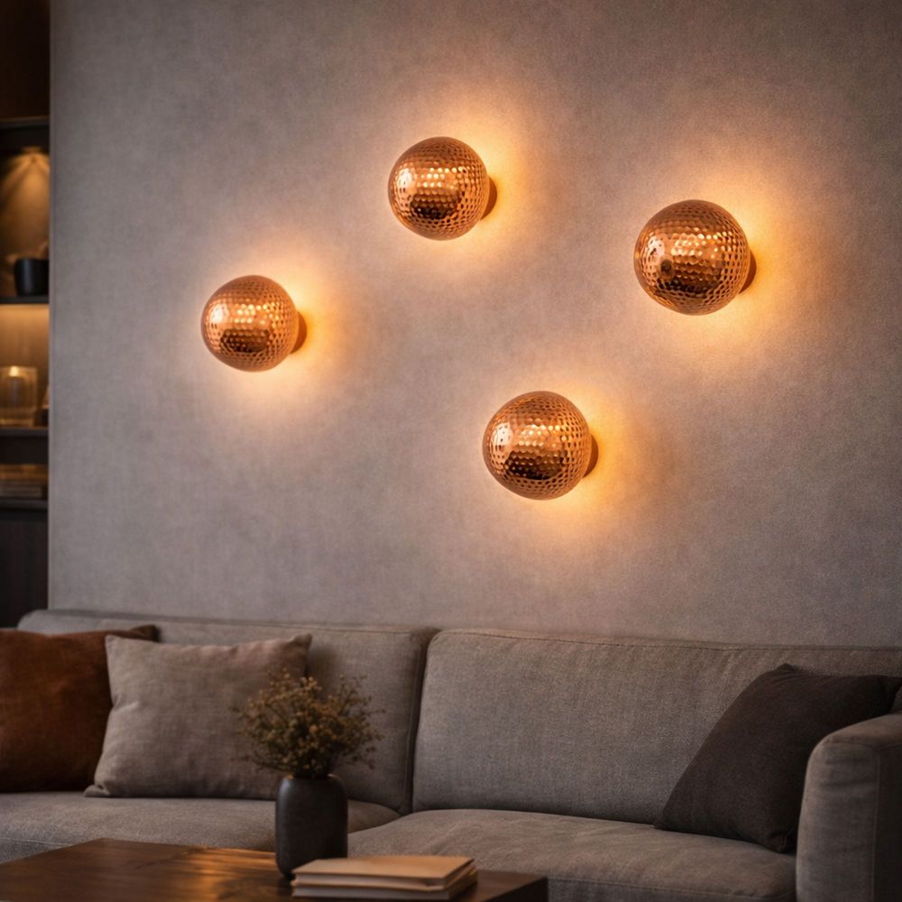 Zidna Lampa Petek - 16180 - C, boje: Bakra slika 3