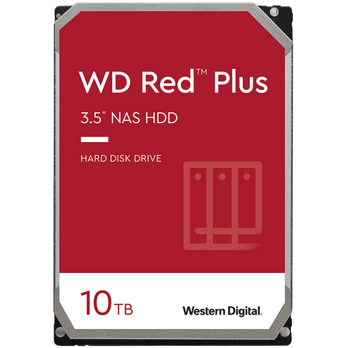 HDD NAS WD Red Plus (3.5'', 10TB, 256MB, 7200 RPM, SATA 6 Gb/s) slika 1