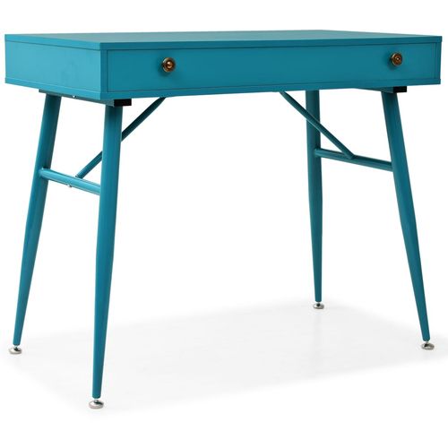 Pisaći stol s ladicom 90x50x76,5 cm antikne zelene boje slika 43