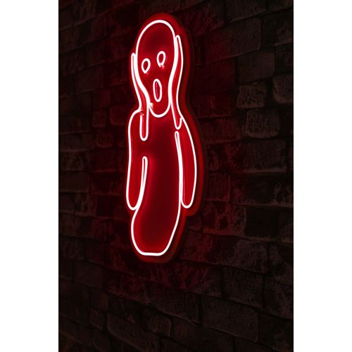 Wallity Ukrasna plastična LED rasvjeta, Scream - Red slika 3