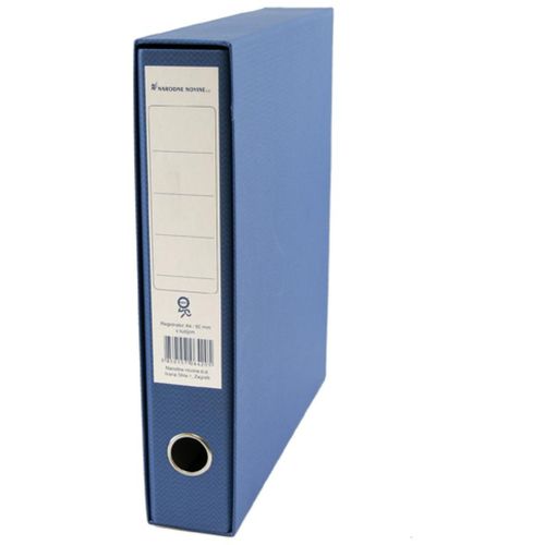 Registrator s kutijom A4, 6 cm, Nano, plavi slika 1
