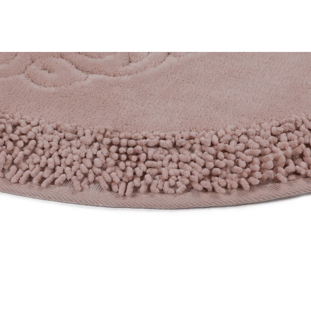 Set prostirki za kupatilo (2 komada) Piante Oval - Roza, boja: višebojna slika 3