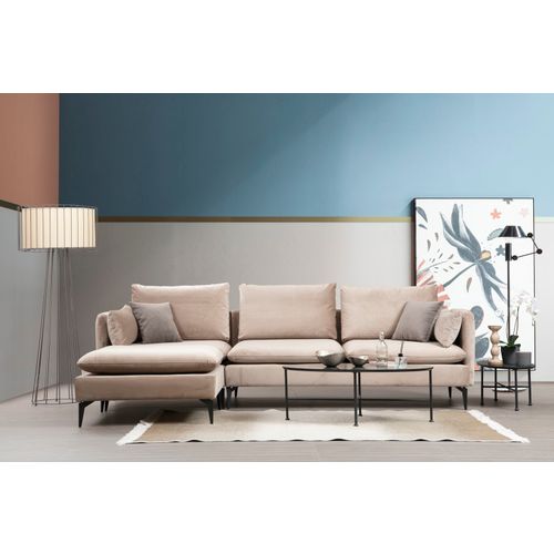 Atelier Del Sofa Kutna garnitura na razvlačenje, Bež, Felix Corner slika 3