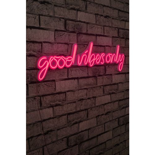 Wallity Zidna dekoracije svijetleća VIBES roza, Good Vibes Only - Pink slika 10