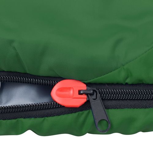 Lagane pravokutne vreće za spavanje 2 kom zelene 1100 g 10 ℃ slika 6