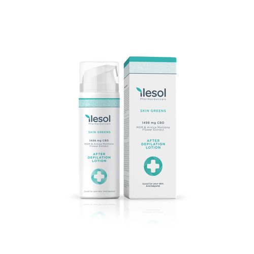 Ilesol CBD lotion za kožu nakon odstranjivanja dlačica 1498mg slika 1