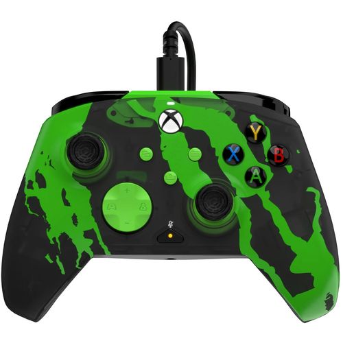 PDP XBOX WIRED CONTROLLER REMATCH - JOLT GREEN GLOW IN THE DARK slika 1