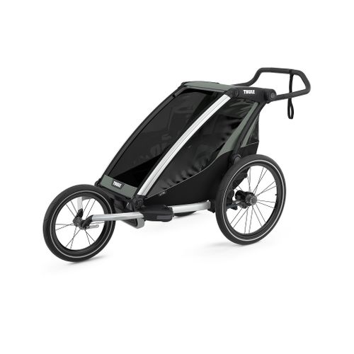 Thule Chariot Lite zeleno (agava)/crna sportska dječja kolica i prikolica za bicikl za jedno dijete (4u1) slika 4