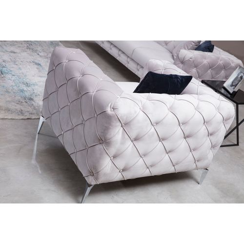 Atelier Del Sofa Naslonjač, Como - Light Grey slika 3