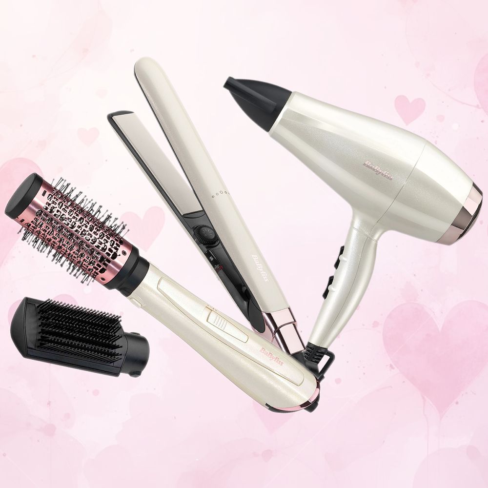 BaByliss SET Stardust TRIO / Fen + pegla + četka za kosu  slika 1