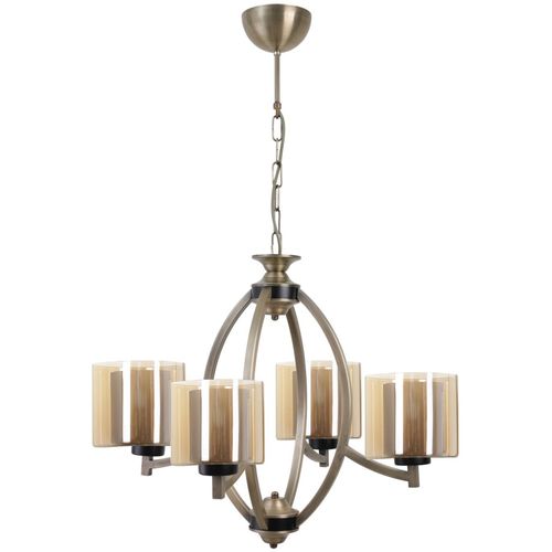 Paul 4 lü eskitme avize bal camlı Vintage Chandelier slika 2