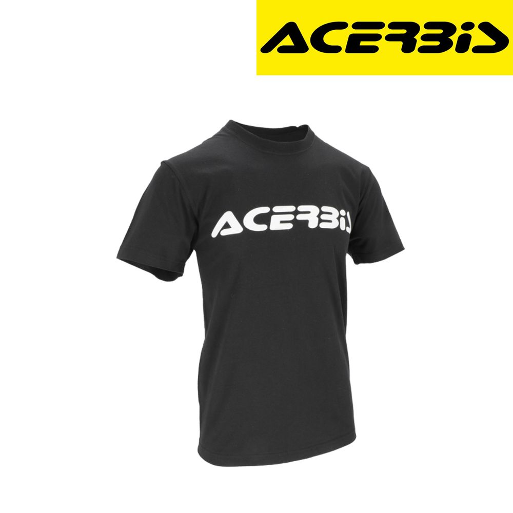 Majica za motor Acerbis T-Logo - Crna vel.XL slika 1