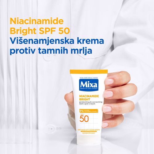 Mixa Niacinamid Višenamenska krema protiv tamnih mrlja 50ml slika 2