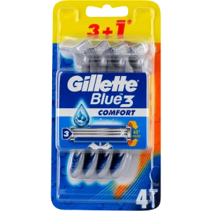 Gillette Blue3 Comfort muški brijač pakovanje 3+1