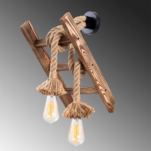 Erebos - 120-A Wooden Wall Lamp slika 4