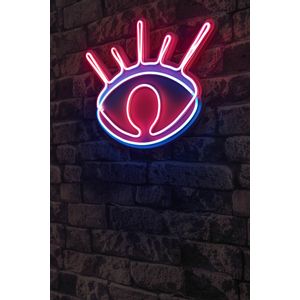 Wallity Ukrasna plastična LED rasvjeta, Evil Eye - Pink