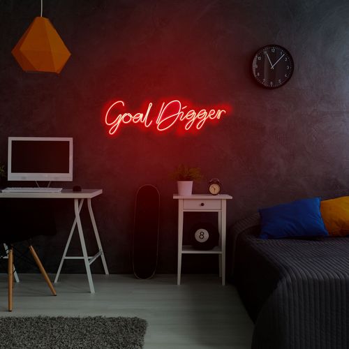 Wallity Ukrasna plastična LED rasvjeta, Goal Digger - Red slika 2
