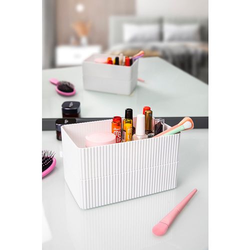 Hermia Concept Organizator šminke, Bijela, LV221 - White slika 2