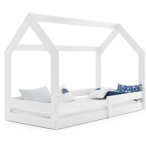 Drveni dečiji krevet House 1 - 160x80 cm - beli slika 2