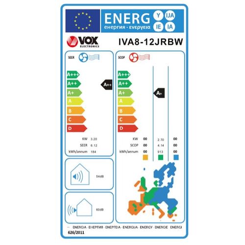 VOX IVA8 - 12JRBW1 klima uređaj slika 6