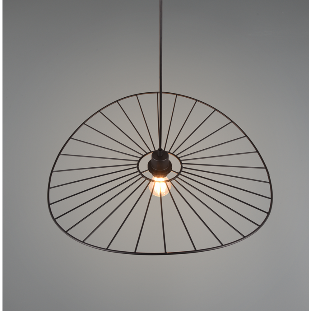 CHAPEAU LUSTER CRNO MAT,1XE27 slika 3