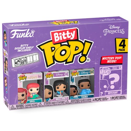 Blister 4 figure Bitty POP Disney Princeza Ariel slika 1