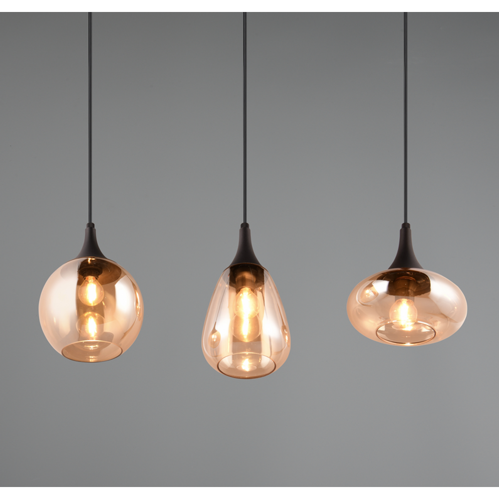 LUMINA-3 LUSTER AMBER 3XE14 slika 2